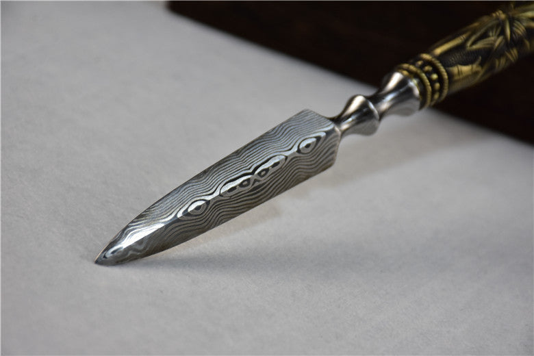 Longquan Hand-Forged Stainless Steel Tea Knife