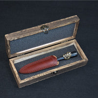 Dasheng Tea Knife — Pattern Steel &amp; Copper image preview