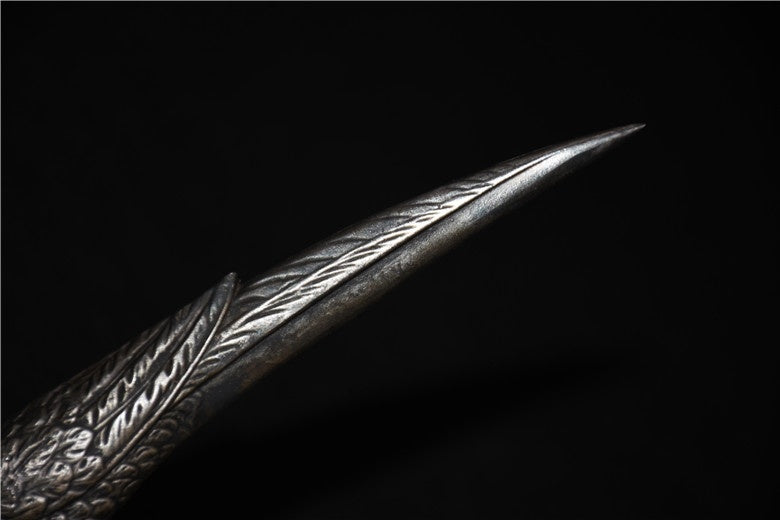 All-Metal Parrot Tea Knife — No. 45 Steel, Gift Box