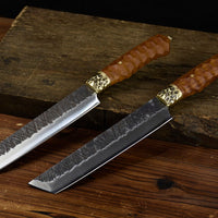 Fish Fillet Knife with Rosewood Handle — 7Cr17Mov Steel image preview