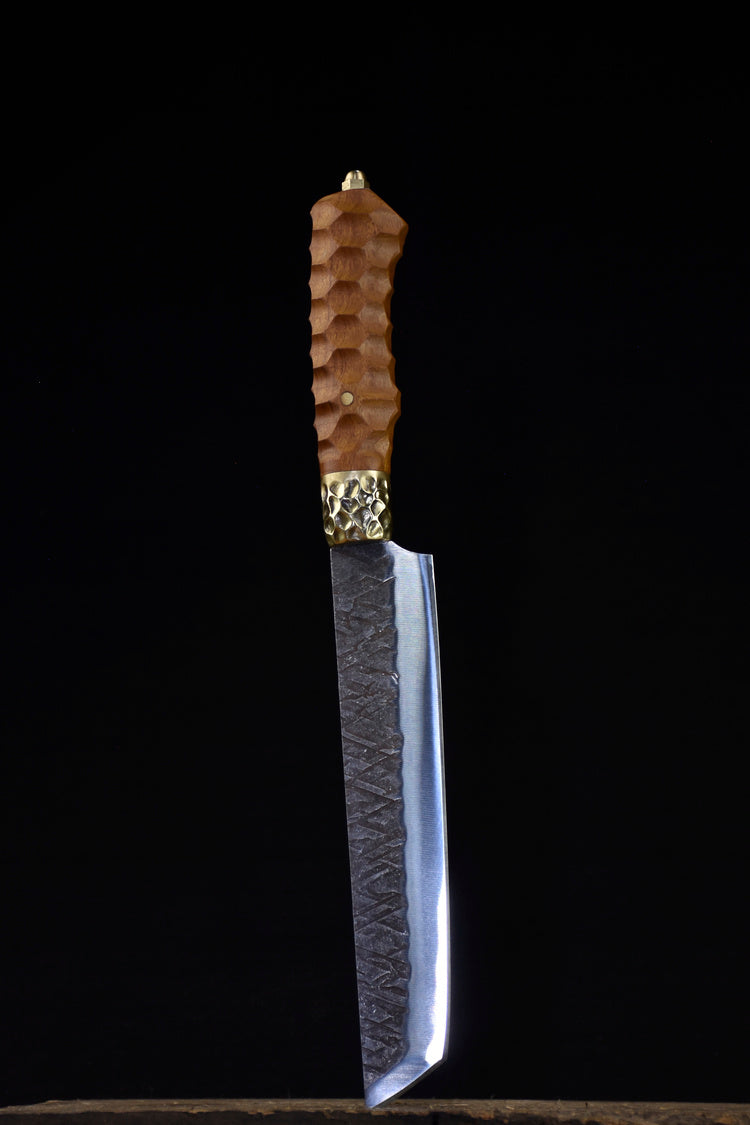 Fish Fillet Knife with Rosewood Handle — 7Cr17Mov Steel