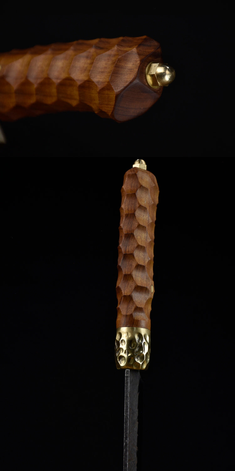 Fish Fillet Knife with Rosewood Handle — 7Cr17Mov Steel