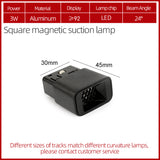 Circular Magnetic LED Track Light System — 48V, Dimmable