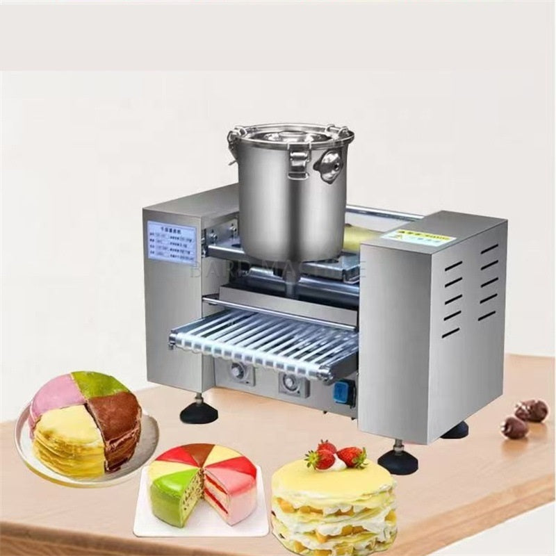 Commercial Electric Crepe Maker — Adjustable 3–14 in