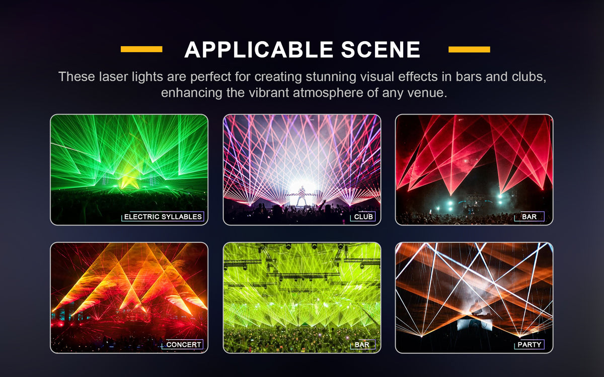 Full-Color 12W RGB Animation Laser Projector — DMX/ILDA