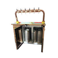 Commercial Draft Beer Dispenser — Air-Cooled Kegerator, 4 to 6 Taps image preview
