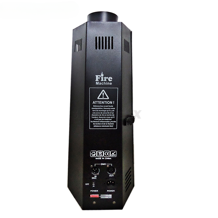 DMX Flame Spray Machine — Single Nozzle Fire Effect, 100W