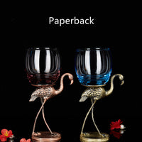 Limited Edition Iris and Crane Enamel Cocktail Glasses image preview