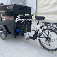 Electric Cargo Tricycle Coffee Bike — Mobile Food Cart image preview