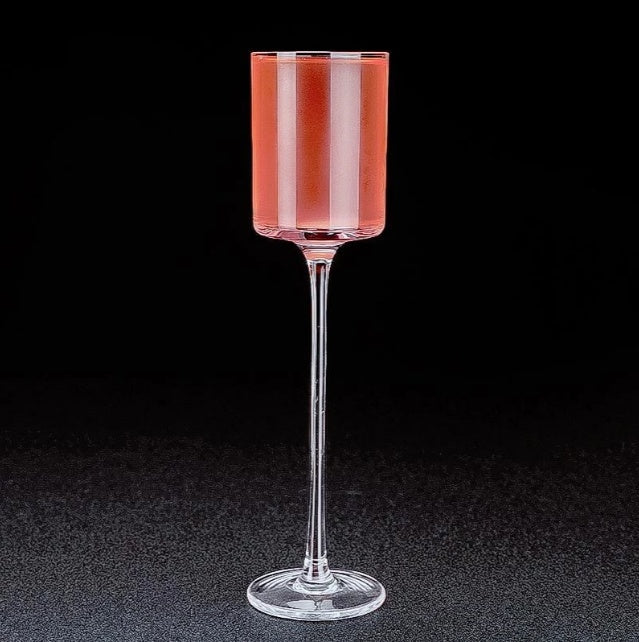 Kuapte Limero 125ml Lead-Free Crystal Cocktail Glass, total height 21.5cm