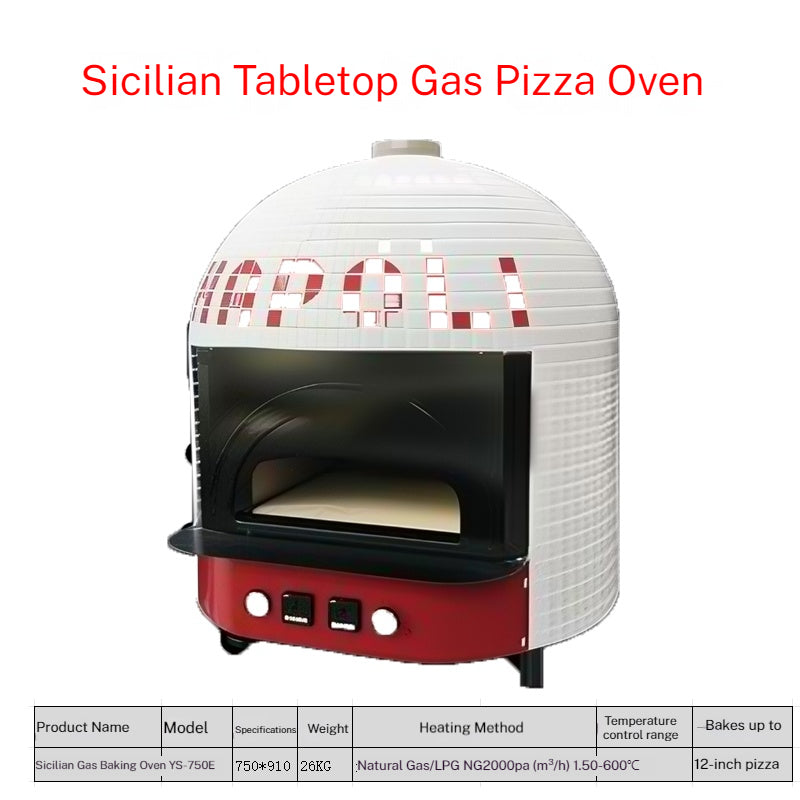 Napoli-Style Gas Pizza Oven