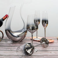 Liquimetal Crystal Wine Glass, Champagne Glass and Decanter image preview
