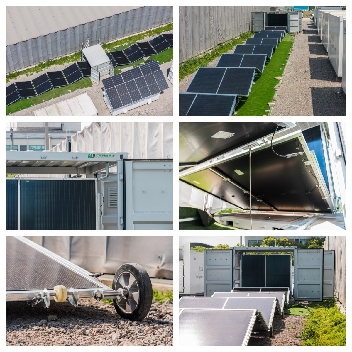 Mobile Solar Power Station — Foldable Off-Grid Storage Container