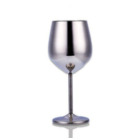 Stainless Steel Wine Glass — Various Finishes image preview