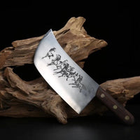 Premium Japanese Chef's Knife with Mustang Engraving image preview