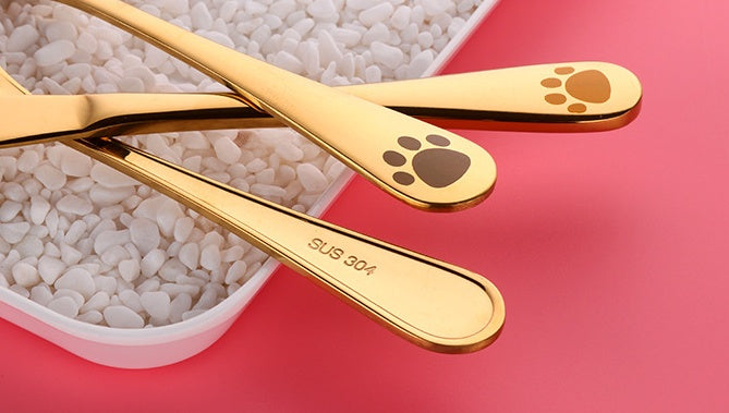 Kitty Paw Stainless Steel Cutlery Set — 3-Piece