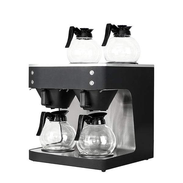 Commercial Dual-Jug Filter Coffee Brewer — Stainless Steel