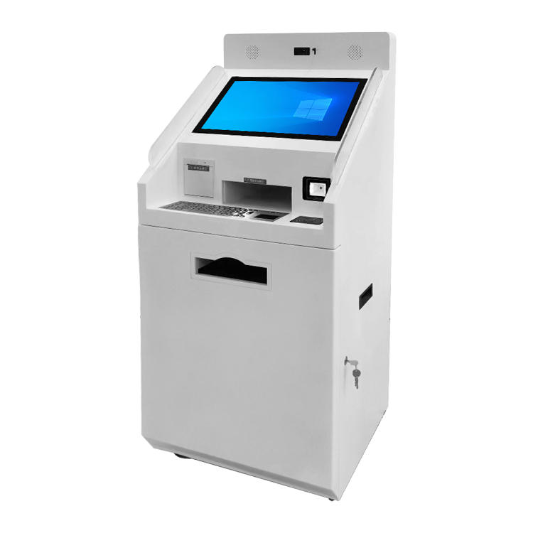 Touch-Screen Self-Service Kiosk — Inquiry, Ticketing & A4 Printing