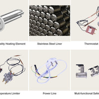 Commercial Storage Water Heater — Stainless Steel Tank, 150–500 L image preview