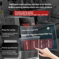 Aperçu : Automatic Bubble Tea Vending Machine — Hot/Cold, 9-Tap
