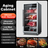 Commercial Dry Aging Cabinet — UV Sterilization &amp; Humidity Control image preview
