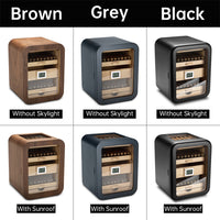 Vista previa de la imagen de Cedar-Lined Cigar Humidor Cabinet — 110-Cigar Capacity
