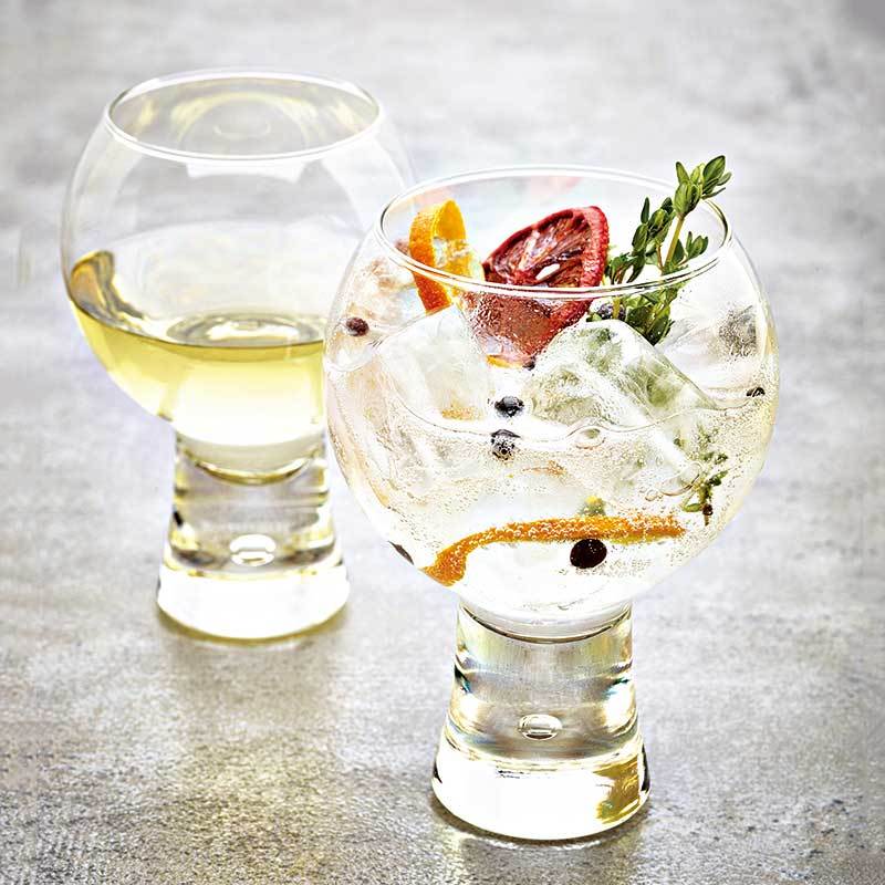 Witch Ball Cocktail Glass — 300ml Round Glass, style Round spherical bowl (witch ball)