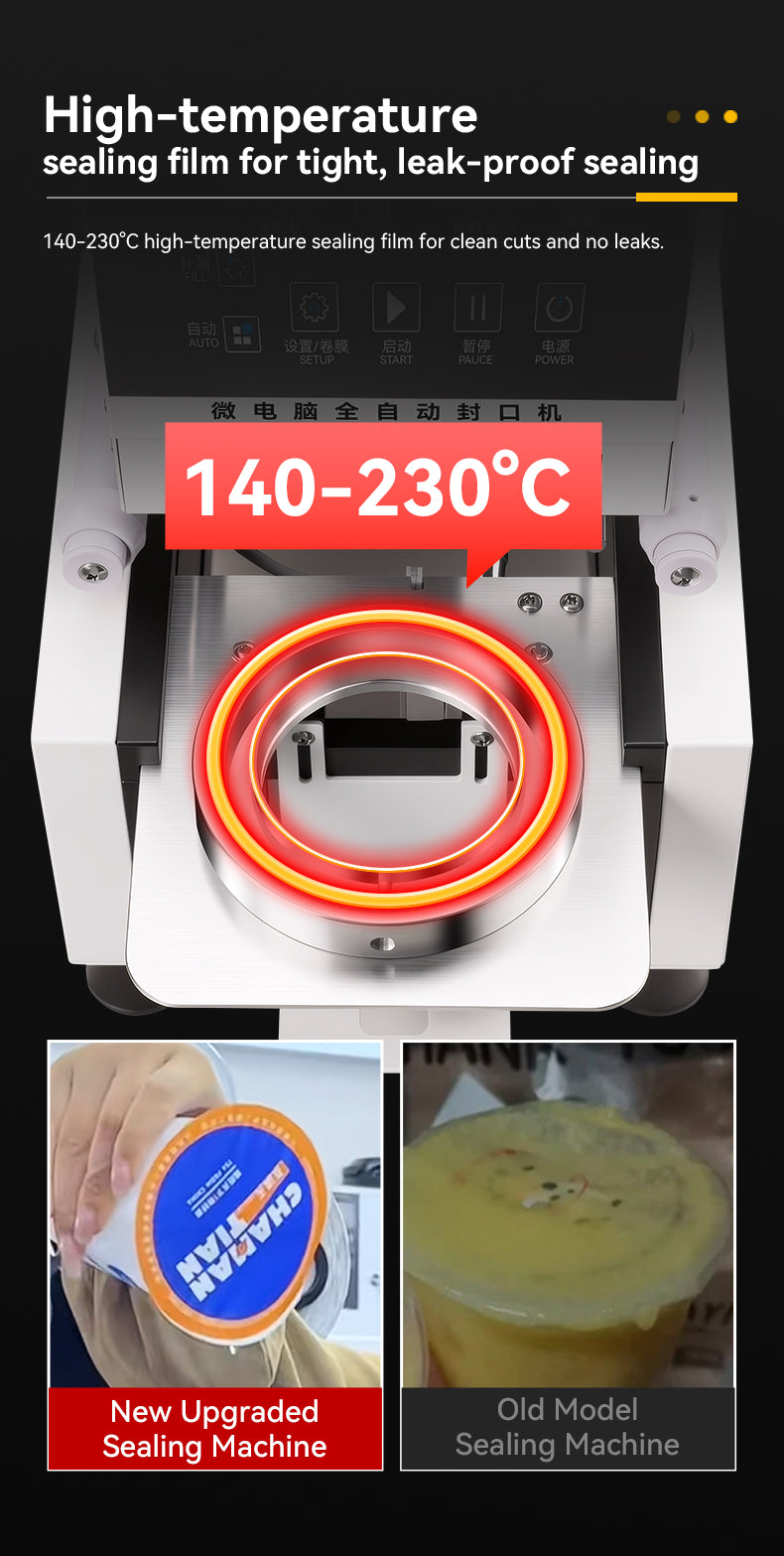 Commercial Cup Sealing Machine — Automatic for Plastic & Paper Cups