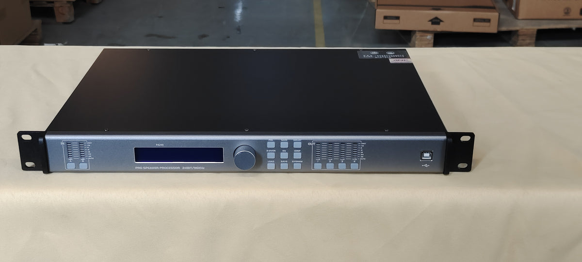 Professional Digital Audio Processor — 2-In / 4-Out DSP Matrix, 1U