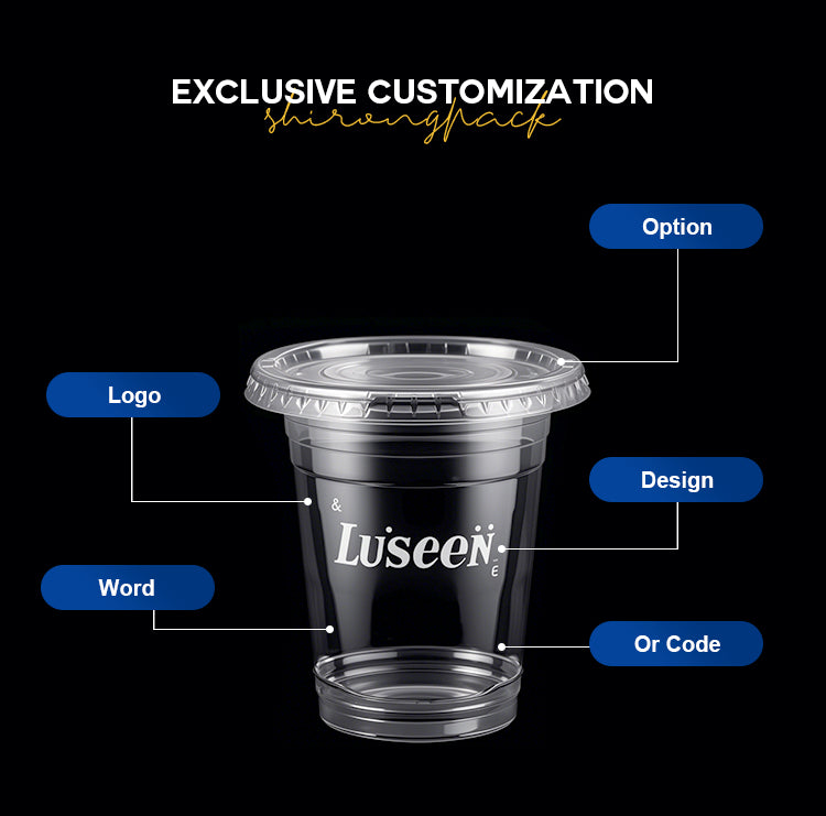 Disposable Cups with Lids — PET, PP & Paper, 7–32 oz