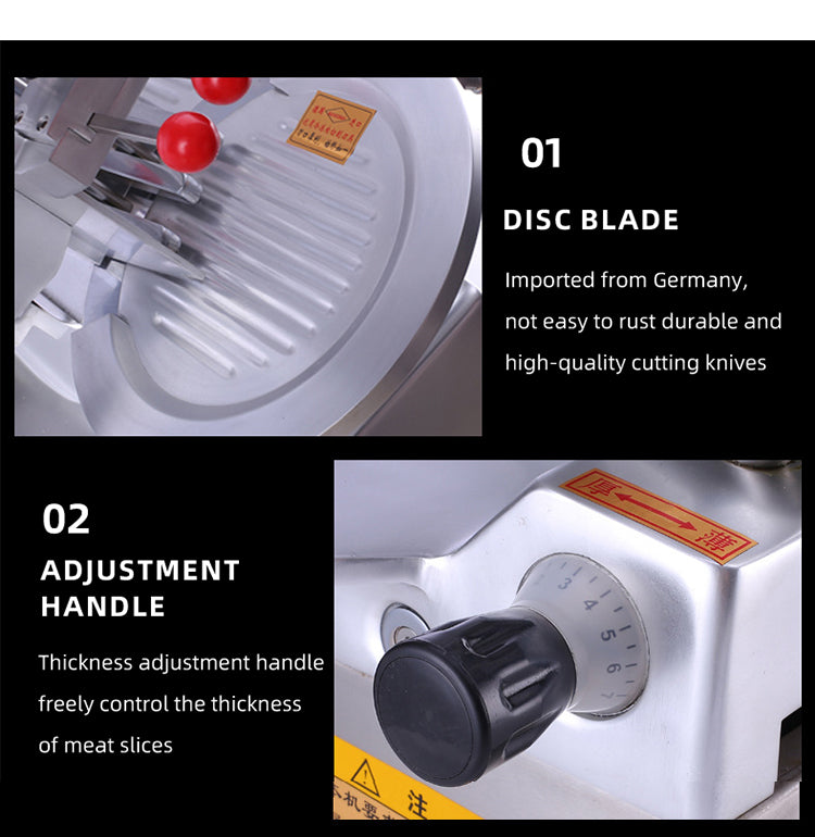 Commercial Automatic Frozen Meat Slicer — 300 mm Blade