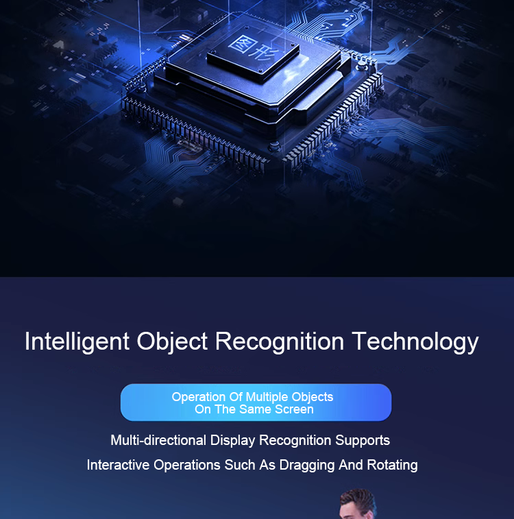 43" Interactive Touch Table with Object Recognition