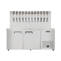 Commercial Draft Beer Kegerator — Dual Cooling, 2–12 Tap image preview