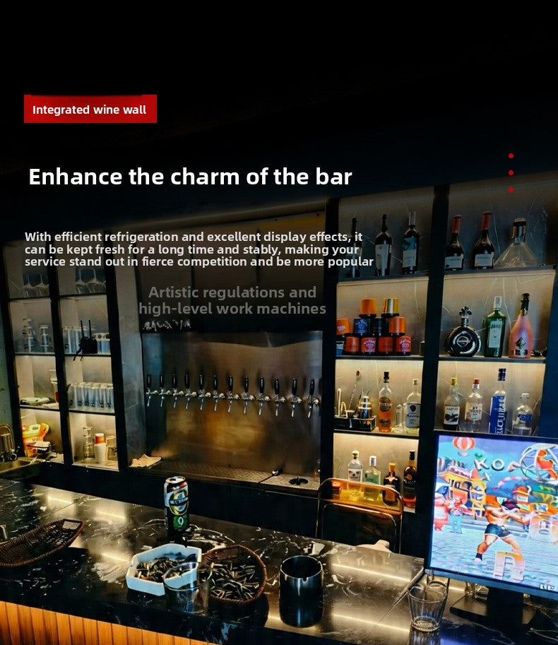 Commercial Draft Beer Dispenser — Air-Cooled Multi-Tap System