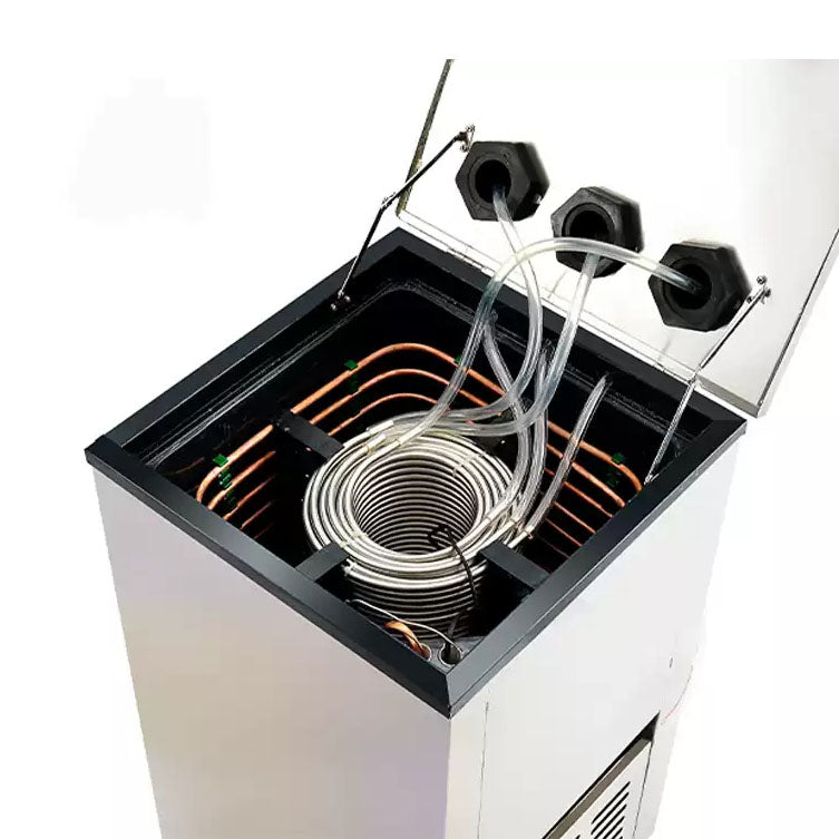 Water-Cooled Draft Beer Kegerator — 40L Stainless Steel