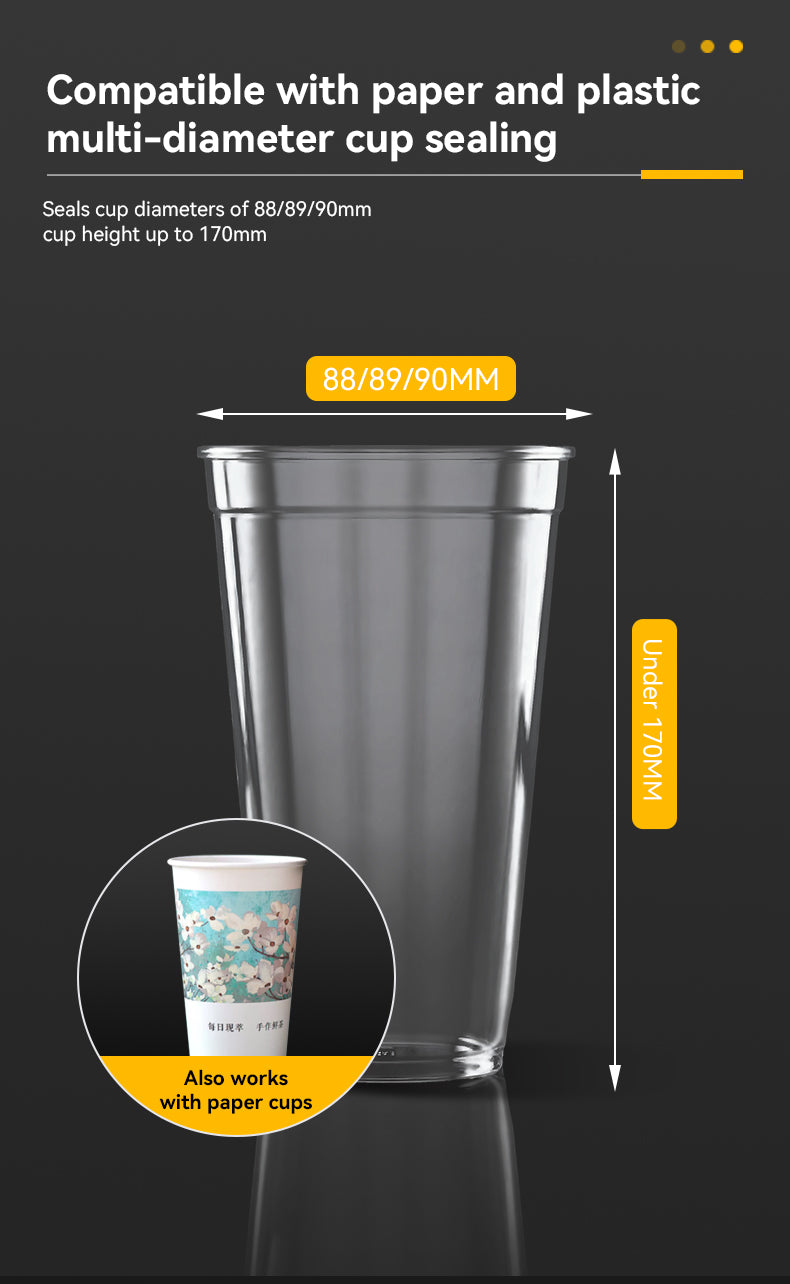 Commercial Cup Sealing Machine — Automatic for Plastic & Paper Cups
