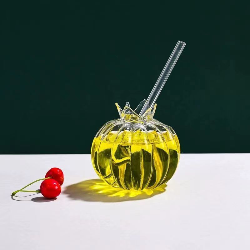 Elegant Pumpkin Cocktail Glass