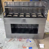 Commercial Wrought Iron Condiment Station — Self-Service Sauce Bar Counter image preview