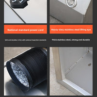 Commercial Stainless Steel Range Hood with Electrostatic Fume Purification image preview
