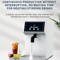 Commercial Electric Milk Steamer — 5L Stainless Steel Steam Frother image preview