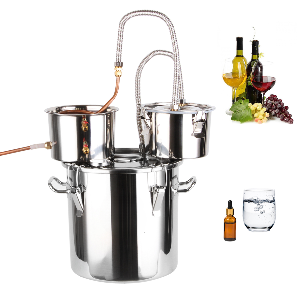 Copper Alembic Home Distiller Kit