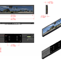 Ultra-Wide Stretched Bar LCD Display — Digital Signage Screen image preview