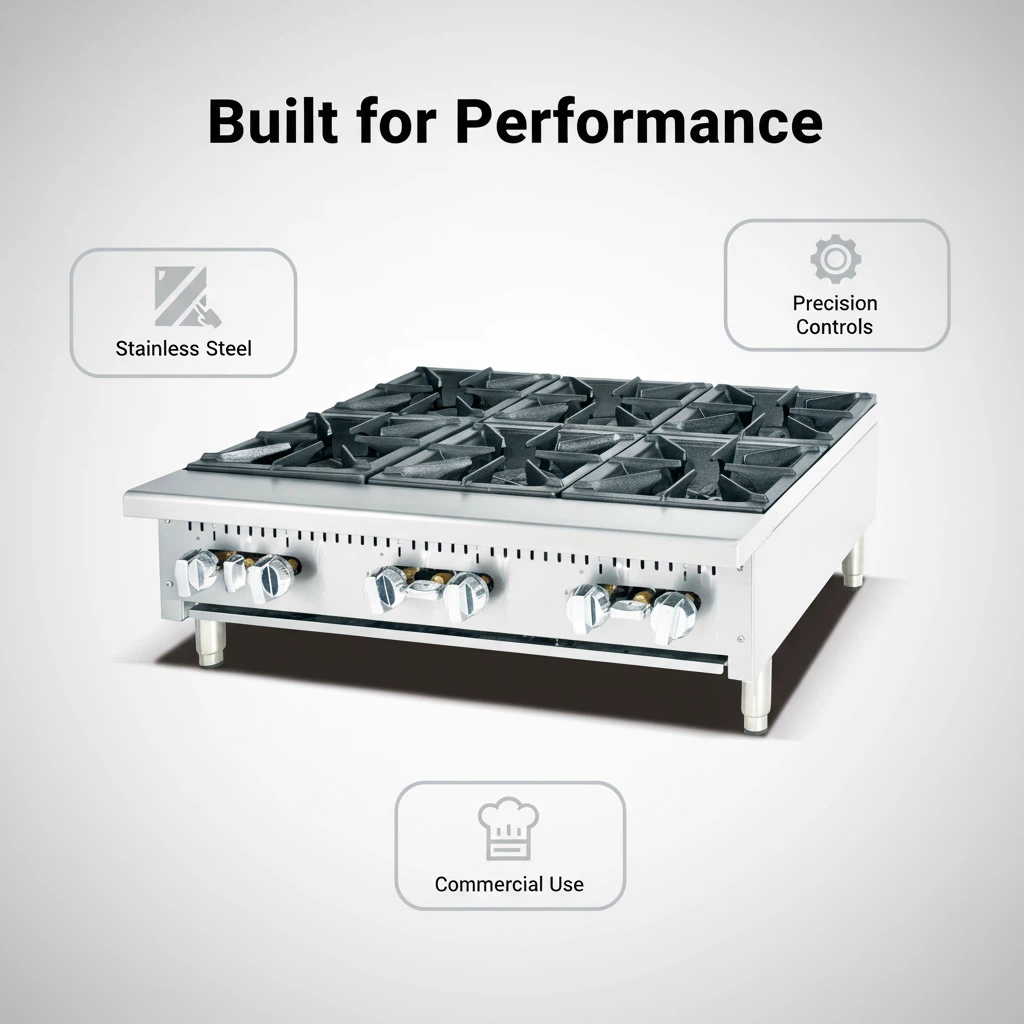 Commercial Gas Cooking Range