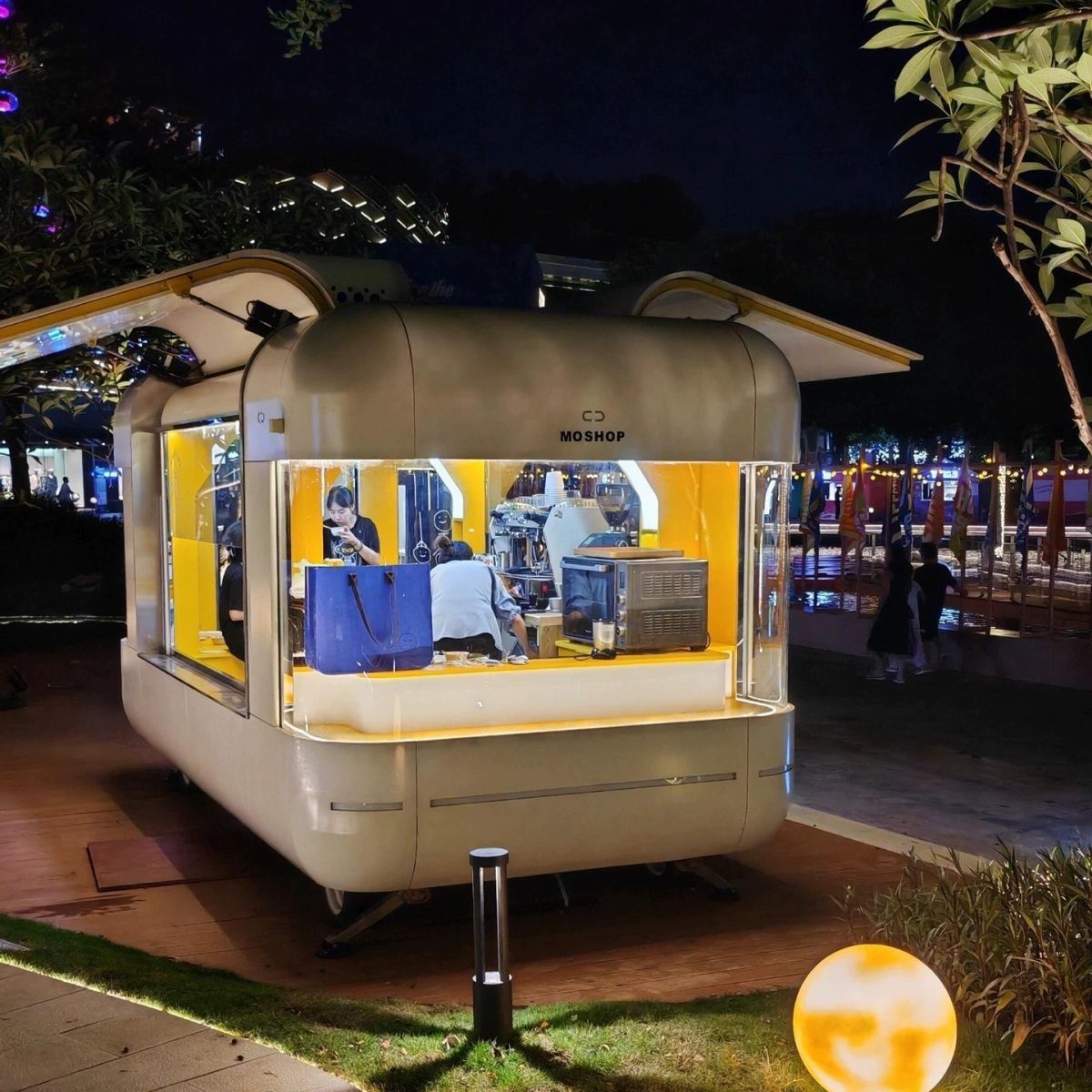 Fully Equipped Mobile Food Trailer — Airstream-Style Concession Kitchen