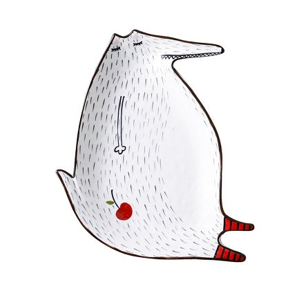 Creative Cartoon Porcelain Cute Plate Set