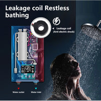 Vista previa de la imagen de Tankless Electric Instant Water Heater — 8500 W, Touch Control
