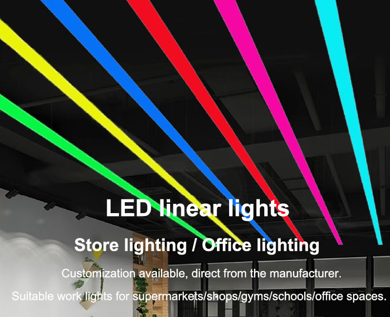 Linear LED Pendant Light — Modular Aluminum Profile