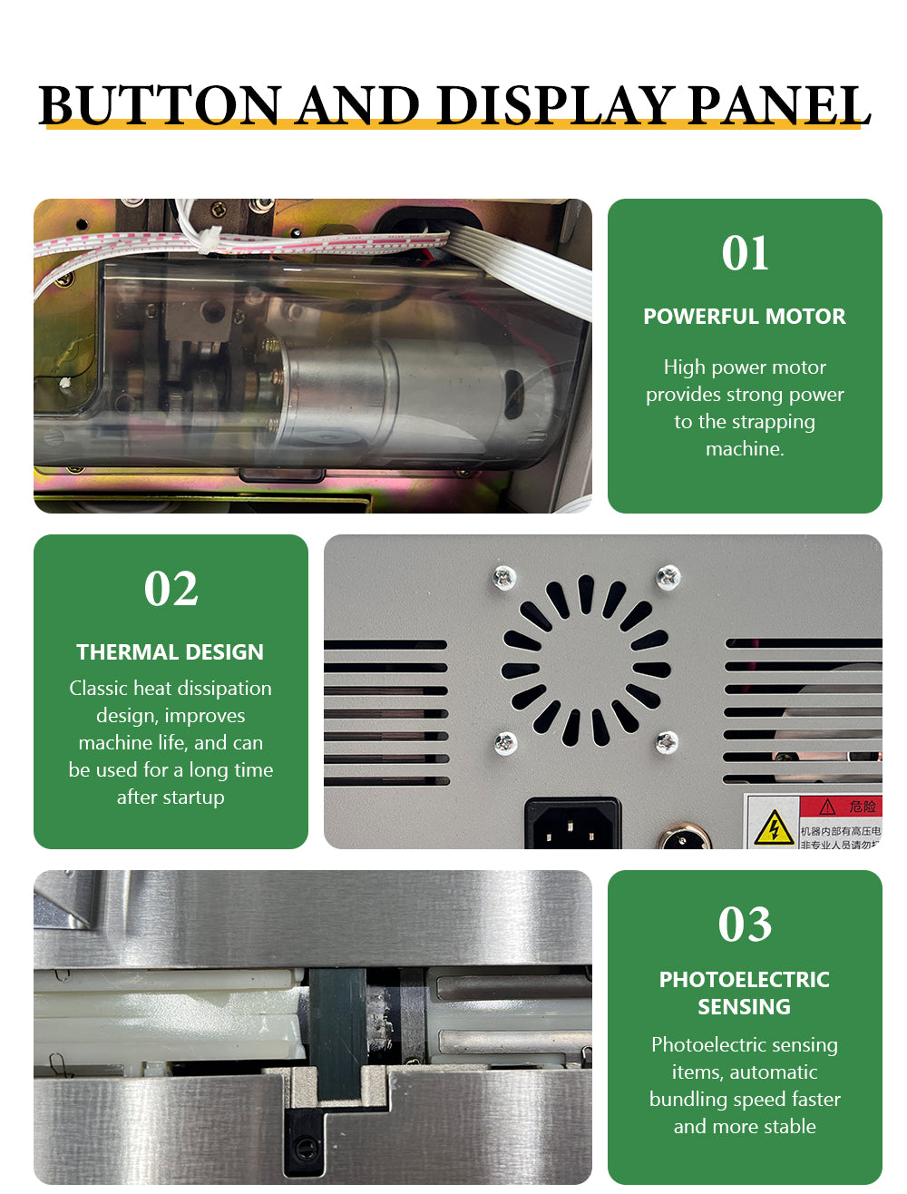 Automatic Tabletop Strapping Machine — PP/PET Banding