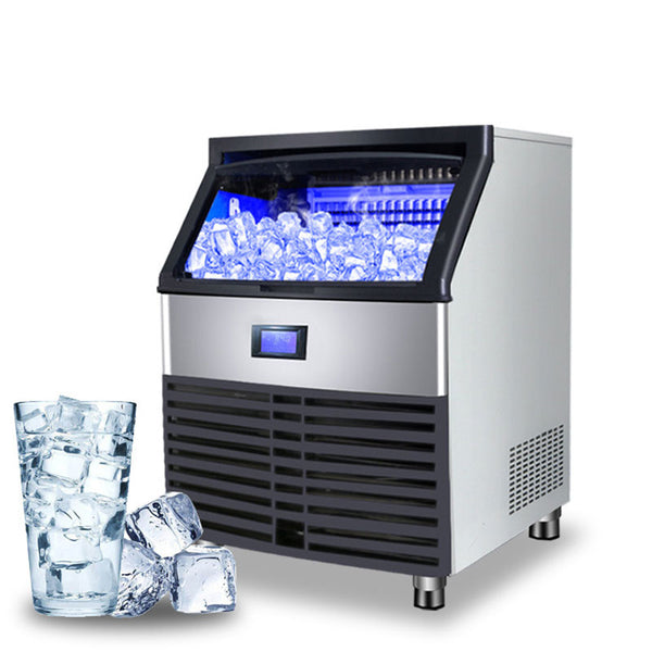 Commercial Automatic Cube Ice Maker — Air-Cooled, 80-120 kg/Day