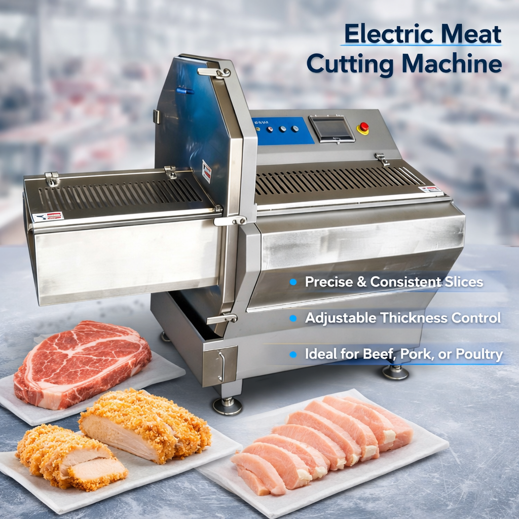 Automatic Frozen Meat Slicing Machine — Commercial Meat Cutter